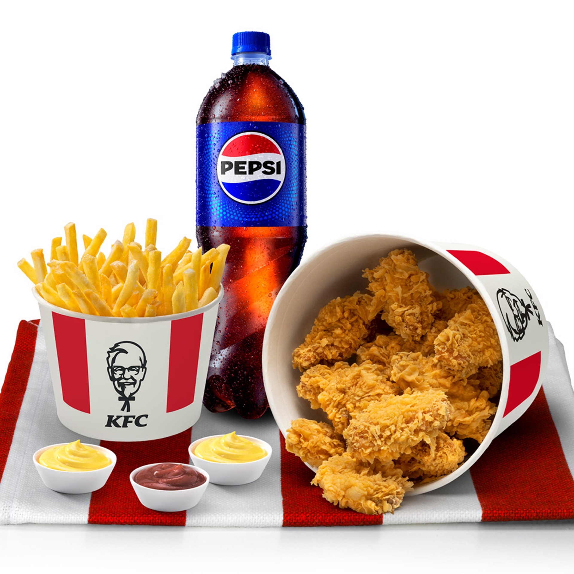 KFC. Баскет 24 крыльев Комбо